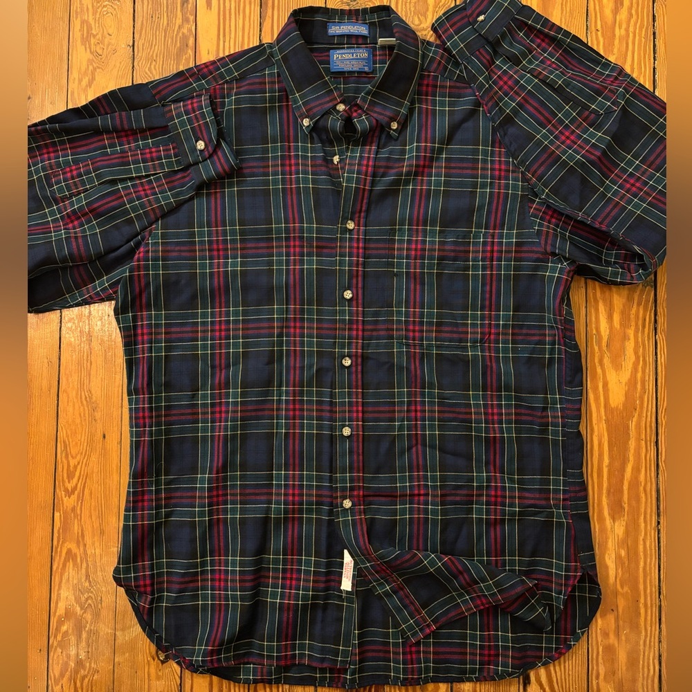 Classic Pendleton Plaid Men's Shirt